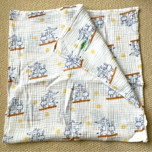 Cotton muslin baby swaddle blanket